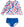 Zipper Rash Guard 2-Piece Swimsuit- Shimmer Star- Spangled