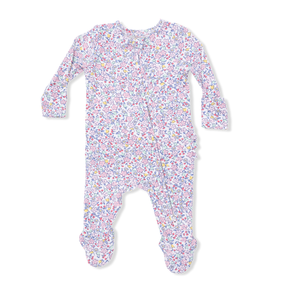 Elizabeth's Garden 2 Way Zipper Footie