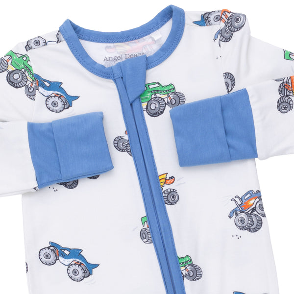 Monster Trucks Convertible Romper