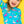 Long Sleeve Rash Guard Bikini- Neon Pool Party