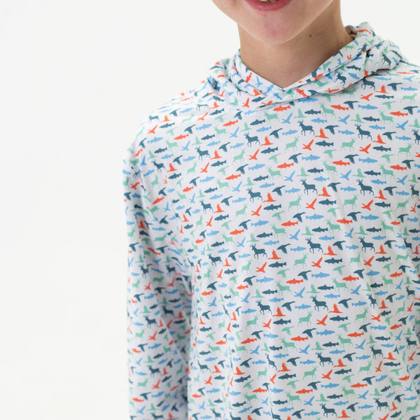 Youth Performance Hoodie- The Great Outdoors