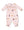 Collector Chickens Ruffle Sleeve Romper- Light Pink