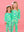 Ruffle Pajama Set Bamboo Viscose- Fairway Flamingo