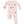 Collector Chickens 2 Way Zipper Romper- Light Pink