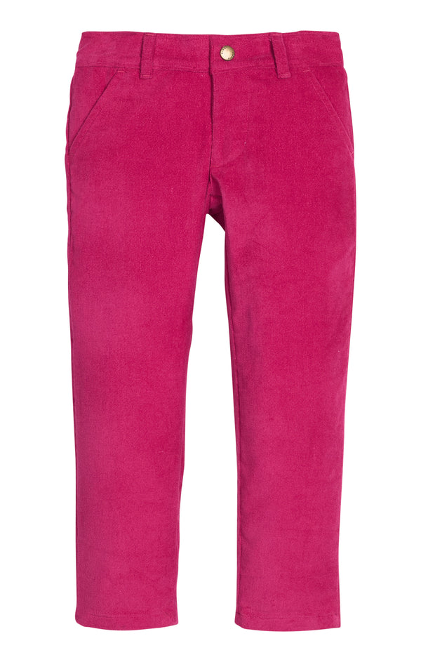 Twiggy Pants- Bougainvillea Velvet