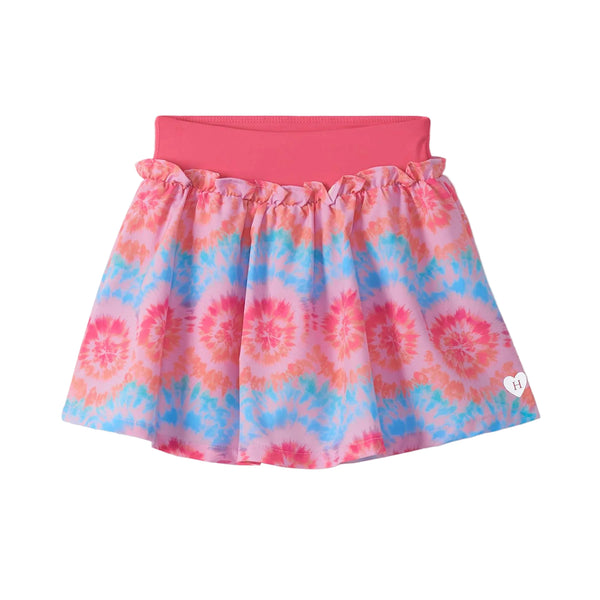 Starburst Tie Dye Ruffle Skort
