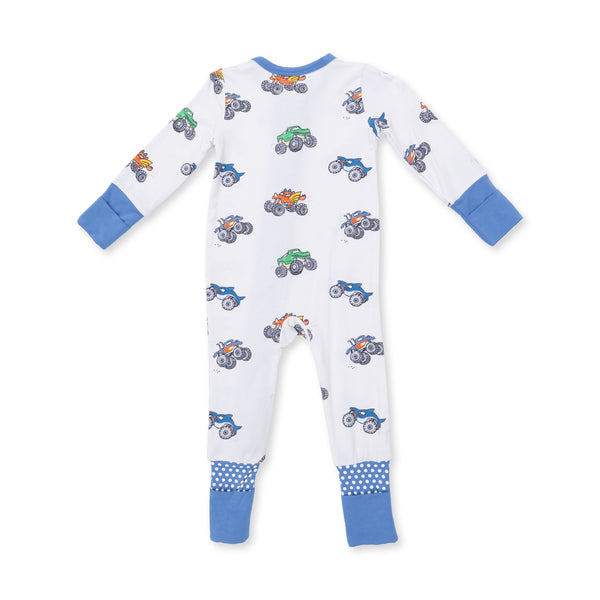 Monster Trucks Convertible Romper