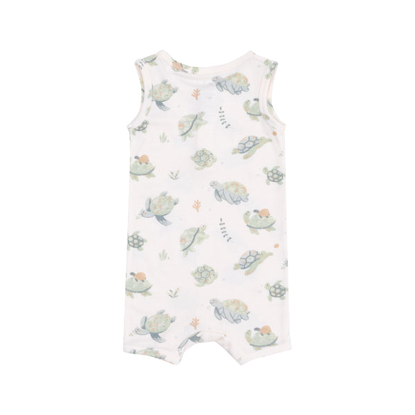 Sea Turtles Sleeveless Romper