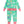 Convertible Ruffle One Piece Pajama- Fairway Flamingo