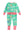 Convertible Ruffle One Piece Pajama- Fairway Flamingo