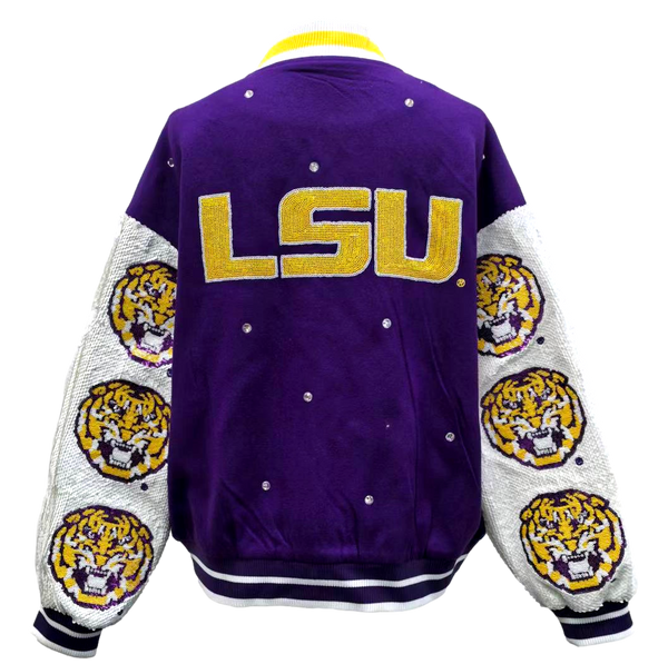 Licensed LSU Bomber Jacket- (Women's)