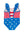 Pinafore One Piece Swimsuit- Shimmer Stars & Stripes