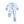Future Scientist 2 Way Zipper Romper- Blue