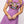 Lavender Knit Dress W/ Rainbow Tiger Head (Women's)
