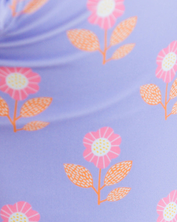 Flutter Sleeve Leotard- Petunia Petals