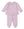 Fall in Bloom Footed Pant Set- Pink