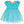 Princess Bow Twirl Dress- Teal Golden Princess