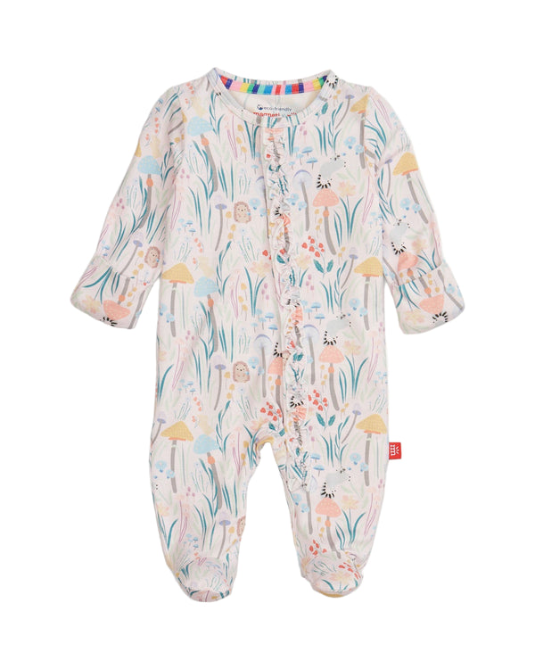 Shroom And Bloom Footie W/ Ruffle
