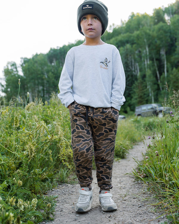 Youth Fleece Jogger- Gauge Camo