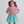 Circle Skirt- Aqua Velvet