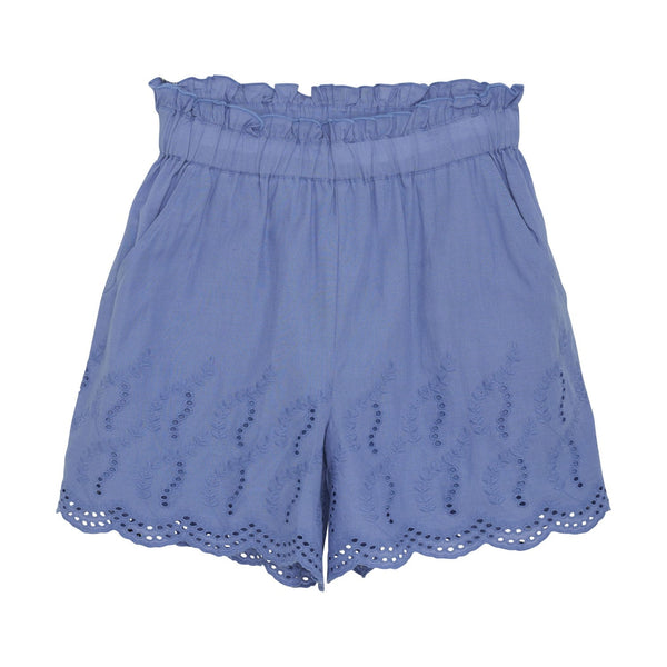 Colony Blue Shorts Embroidery