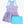 Purple Garden Active Dress W/ Bike Shorts