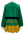 Green Elf Collared Button Up Sweater- (Women's)