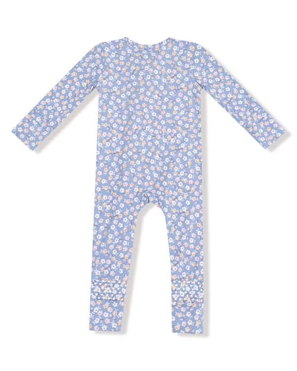 Country Calico 2 Way Zipper Romper