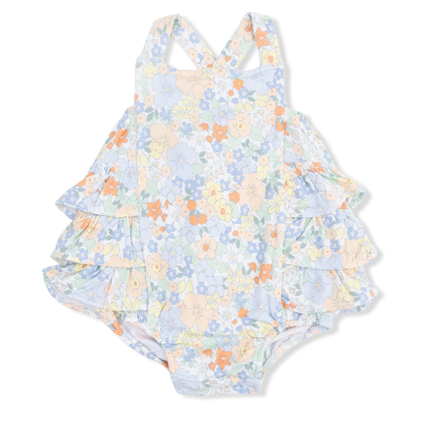 Georgia Floral Ruffle Sunsuit