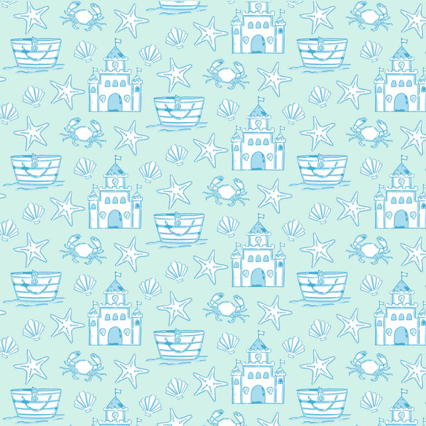 Charles Short Set- Sandcastles Blue