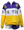 Licensed LSU Quarter Zip Colorblock Sweatshirt- (Women's)