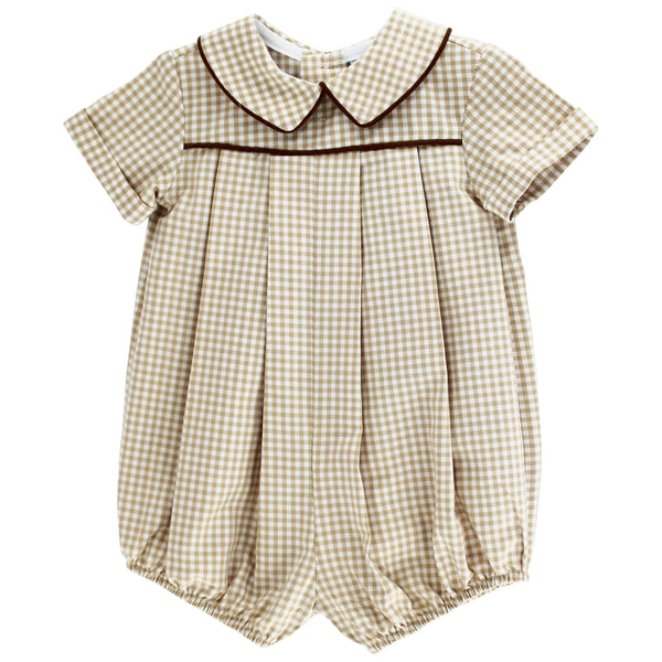 Khaki Check- Dressy Bubble