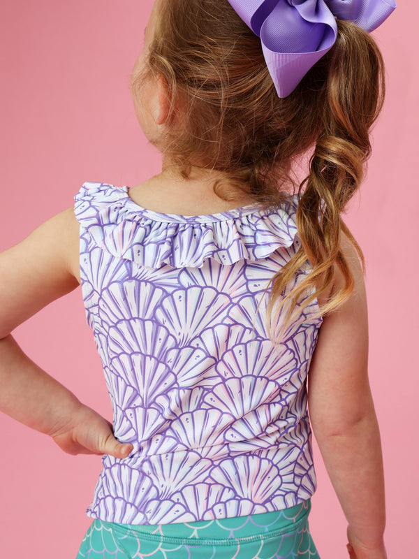 Active Princess Tiered Skort Set- Magical Mermaid