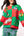 Green & Red Checkered Christmas Icon Sweatshirt- (Women's)
