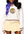 Licensed LSU V Neck Striped Cuff Sweater-(Women's)