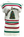 White, Red & Green Stripe Skirt- (Women's)