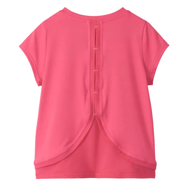 Fandango Pink Mesh Trim T-Shirt