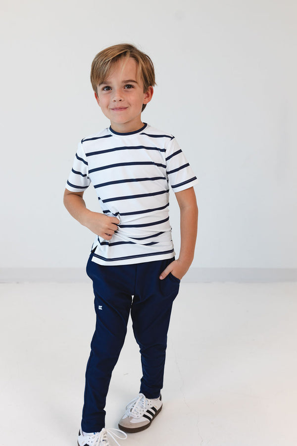 Navy/White Stripe Practice Shirt