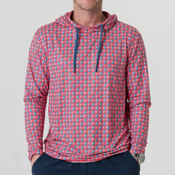 Performance Hoodie- American Flag Print (Men's)