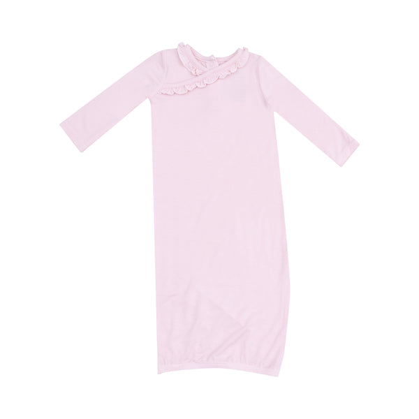 Solid Classic Pink Kimono Gown