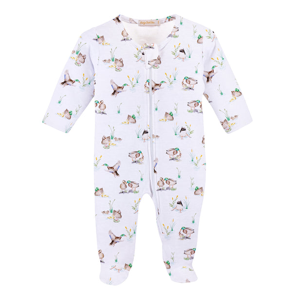 Duck Pond Zipped Footie