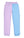 Color Block Jogger- Lavender & Blue Quilted Trellis