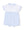 Baby Golf Carts Polo Romper- Blue/White Stripe