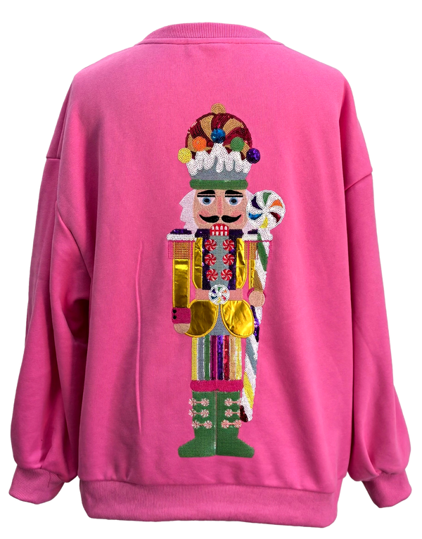 Pink Candyland Nutcracker Sweatshirt- (Women's)