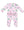 Golf Pros 2 Way Zipper Ruffle Footie- Pink/Green