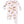 Horses 2 Way Zipper Ruffle Footie- Pink
