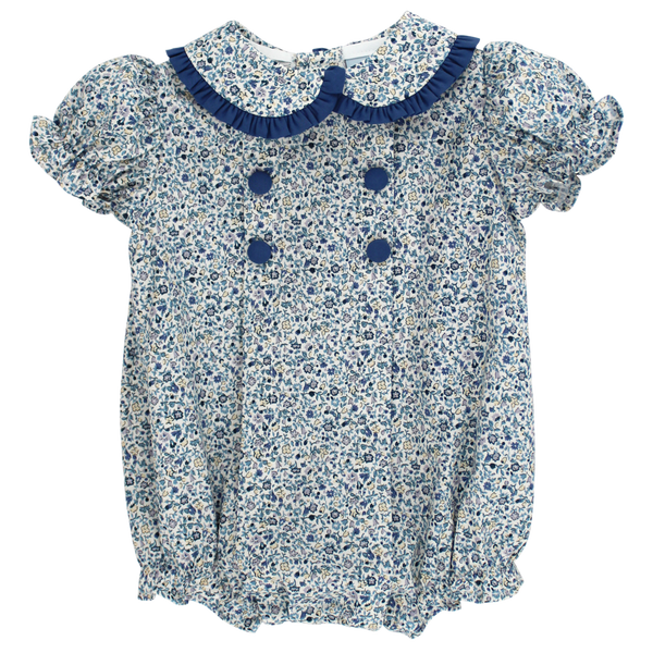 Posh Posies W/ Cornflower Ruffle Bubble