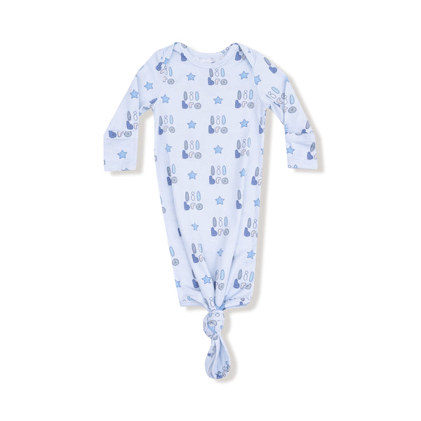 Lil Bro Knotted Gown- Light Blue
