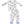 Horses L/S Loungewear Set- Endless Sky Blue