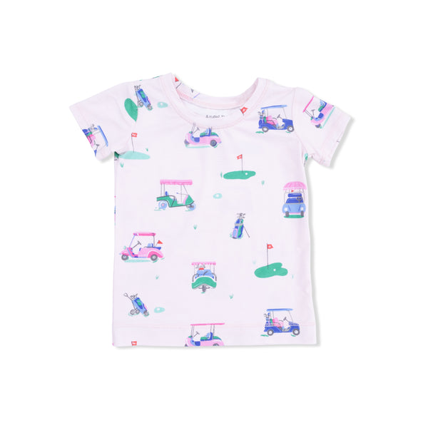 Vintage Golf Carts Pink Loungewear Set